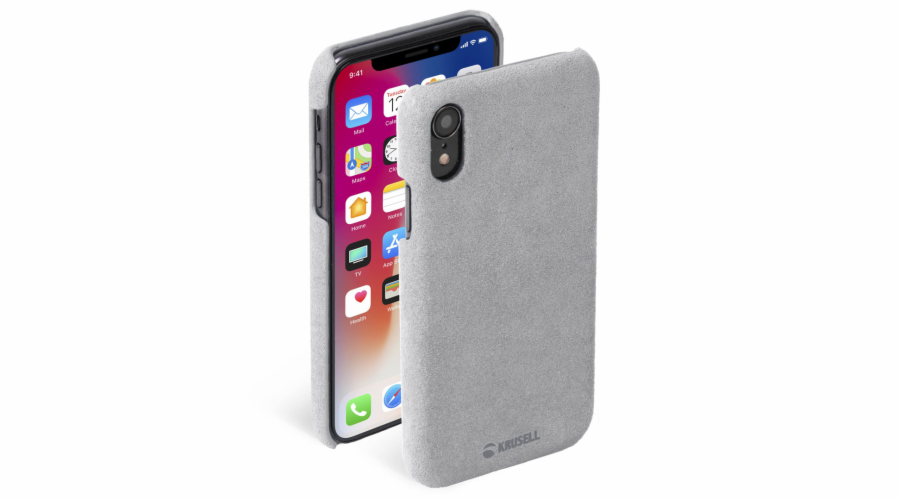 Krusell Broby Cover Apple iPhone XS Max light grey
