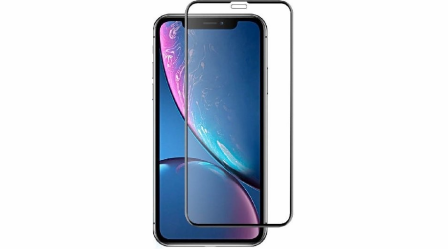 Devia Real Series 3D Curved Full Screen Explosion-proof Tempered Glass iPhone XR (6.1) black