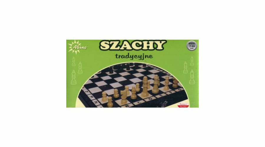 Abino Dřevěné šachy v krabici