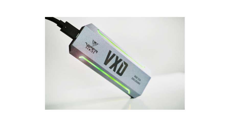 Patriot VXD externí box USB 3.2 M.2 NVMe SSD RGB