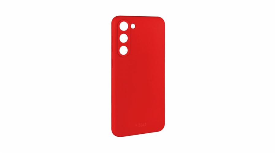 Zadní pogumovaný kryt FIXED Story pro Samsung Galaxy S23+, červený