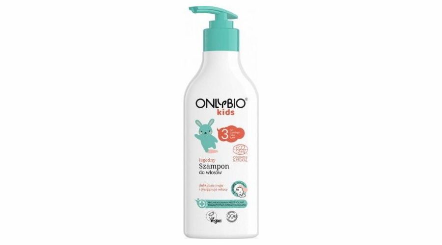 Pouze Bio OnlyBio_Kids Mírný vlasový šampon ze 3 let 300 ml
