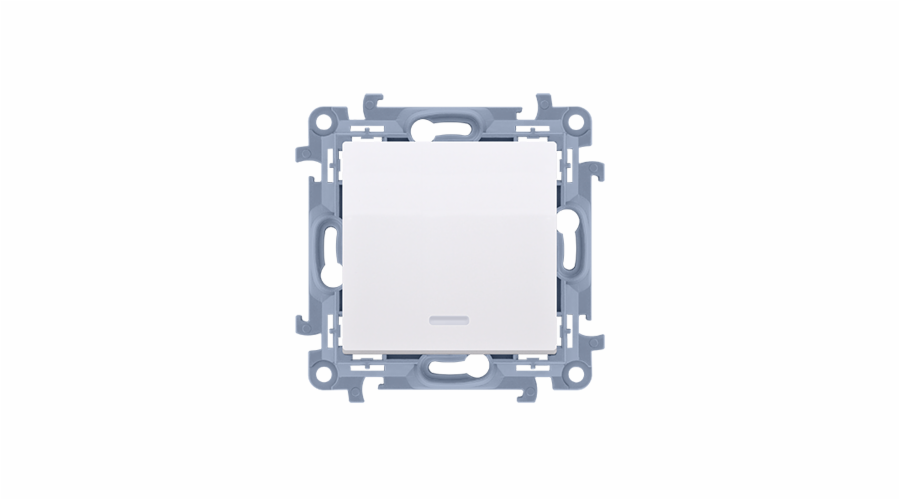 Kontaktní jednorázový konektor SIMON s LED podsvícení White 10AX (CW1L.01/11)
