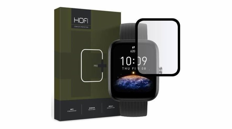 Hofi Hofi Hybrid Pro+ AmazFit Bip 3/3 Pro Black Hybrid Glass