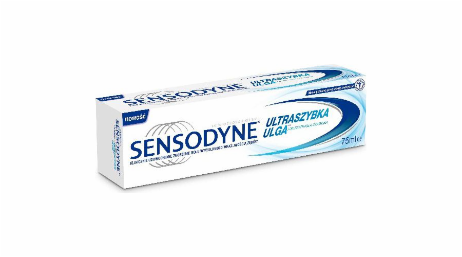 Sensodyne Ultrashyba Reliéfy zubní pasty 75 ml