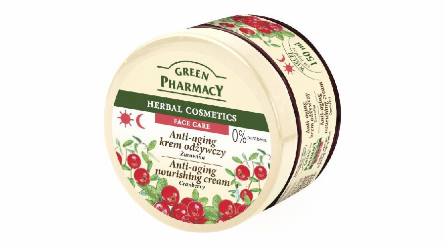 Zelená lékárna bylinná kosmetika čelí krémové protirémování s brusinkami 150 ml
