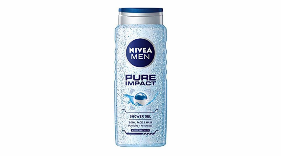 Nivea Pure Impact Sprchový gel 3in1 500 ml