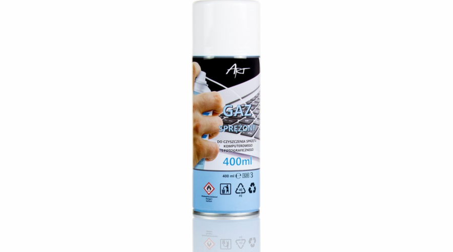 Umělecký stlačený vzduch pro odstranění prachu 400 ml (AS-04)