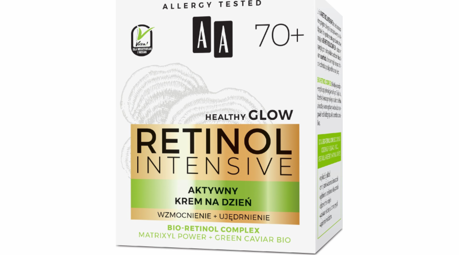 AA AA Retinol Intenzivní 70+ aktivní denní krém - posílení + zpevňování 50 ml