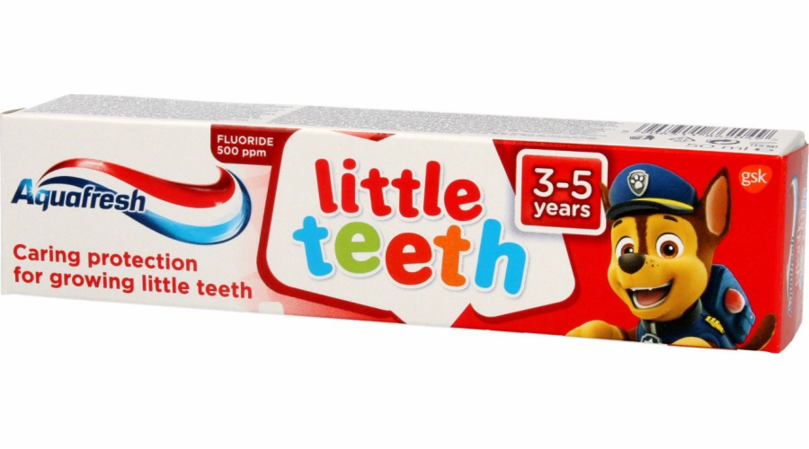 Aquafresh Aquafresh zubní pasta pro děti malé zuby 3-5 let psi hlídka 50 ml