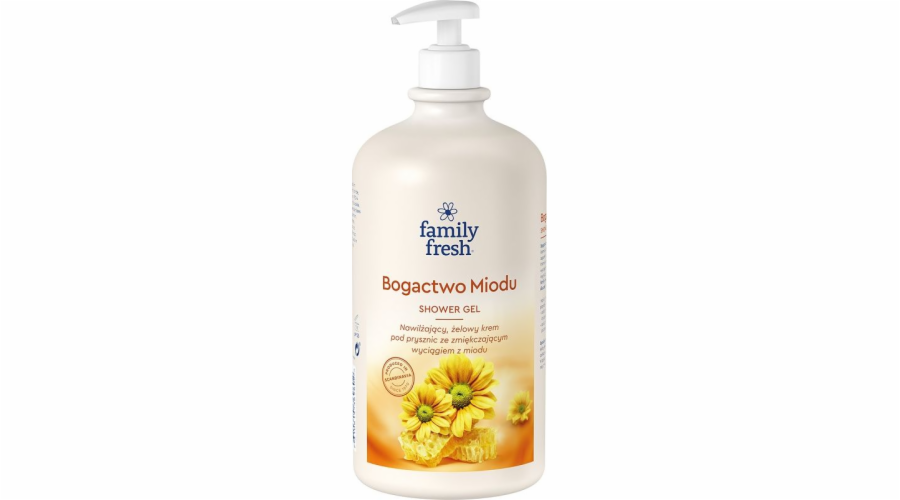 Sprchový gel Soraya Family Fresh Honey Wealth s 1000 ml čerpadla