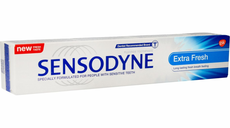 Sensodyne GSK Sensodyne, zubní pasta navíc čerstvé 75 ml