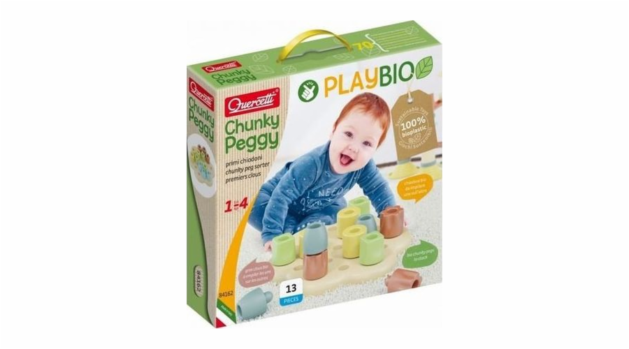 Quercetti Playbio Chunky Peggy Puzzle