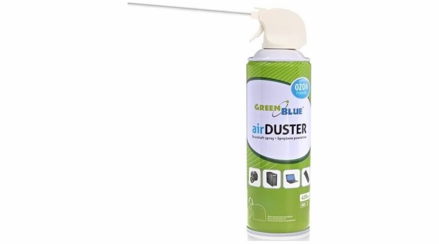 GreenBlue stlačený vzduch pro odstranění prachu 400 ml (GB400)