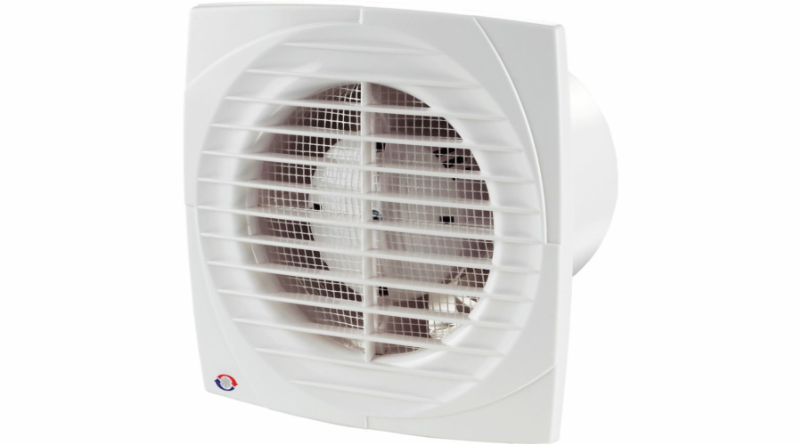 Ventilátory Axiální ventilátor fi 100 14W 34dB s kabelovým spínačem, bílý (100D1V)