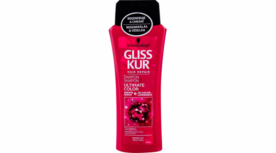 Gliss Kur Gliss_ultimate Color Shampoo šampon pro barvené vlasy tónované a rozjasněný 250 ml