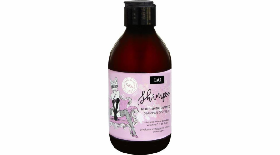 Laq Laq Noushing Shampoo Nouring Hair Šampon Kocica Peony 300 ml | Doručení zdarma od PLN 250