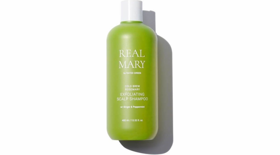 Ratited Green Real Mary Šampon exfoliační pokožku hlavy, 400 ml,