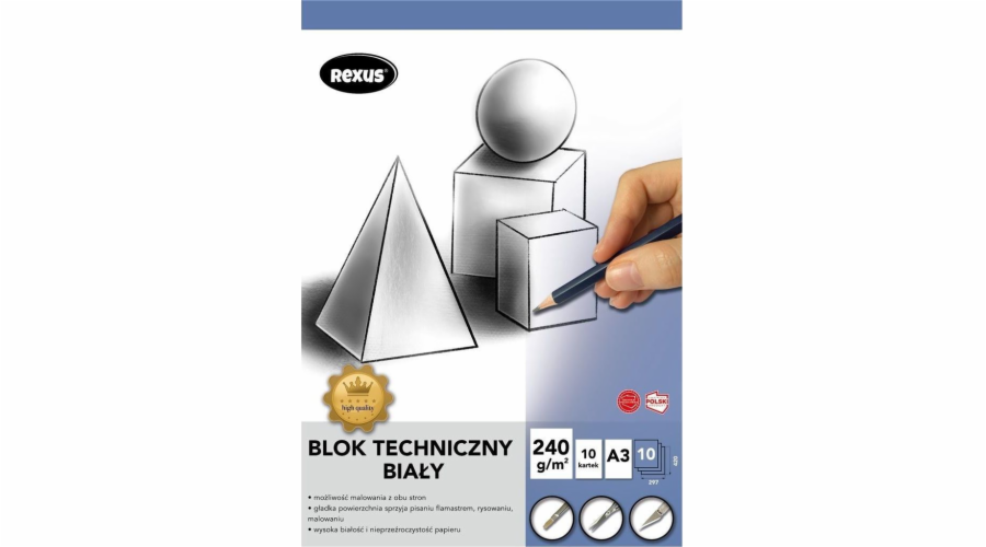 Benjamin Technical Block A3/10k White Premium