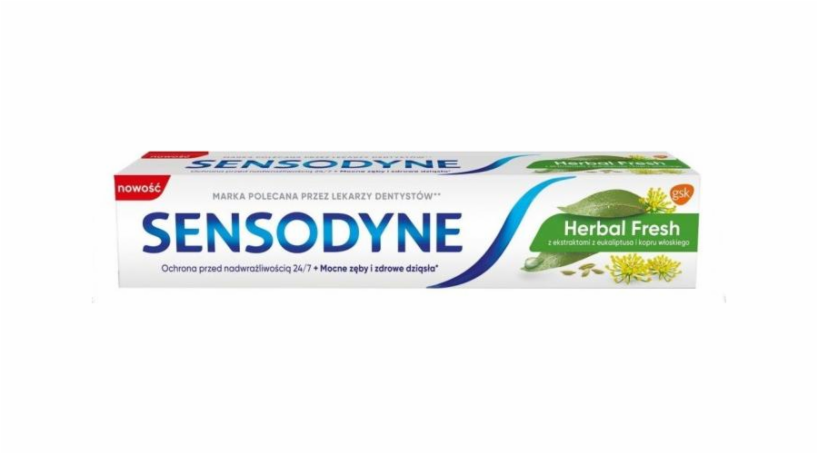 Sensodyne_herbal Multicare zubní pasta bylinná zubní pasta 75 ml