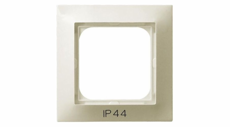 Ospel Single Impression Frame pro konektory IP44 ECRU (RH-1Y/27)