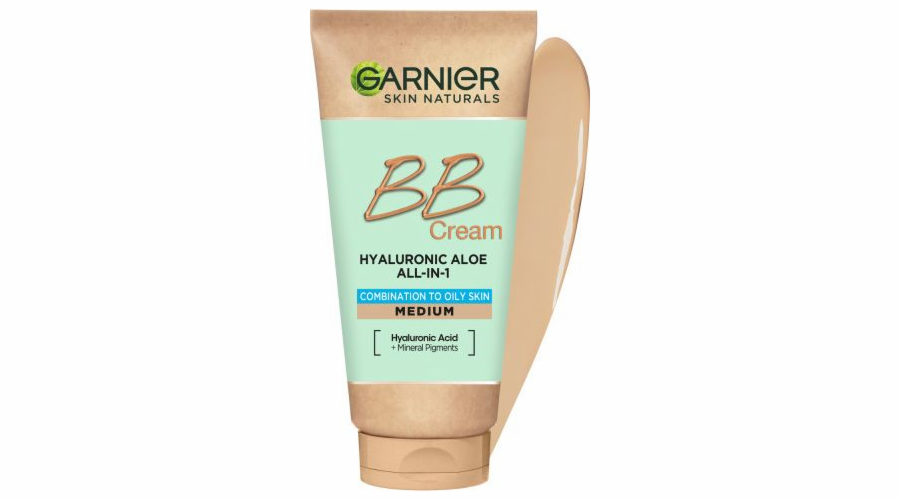 Garnier Garnier_Haluronic Aloe All-In-1 BB Cream Hydratující BB krém pro smíšenou a mastnou snídani kůže 50 ml