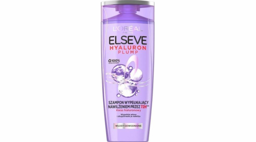 L Oreal Paris Loreal_elseve Hyaluron Plump Shampoo plnění hydratací na dehydratované vlasy 400ml