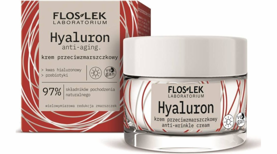 Floslok Floslok Hyaluron Anti -Wrinkkle krém po dobu 50 ml den