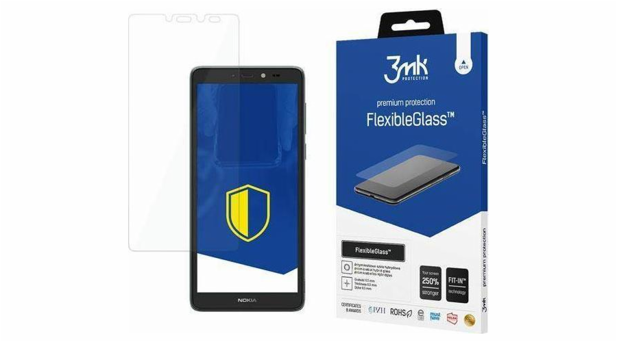 3MK 3MK Flexibleglass Nokia C2 2. vydání Hybridní sklo