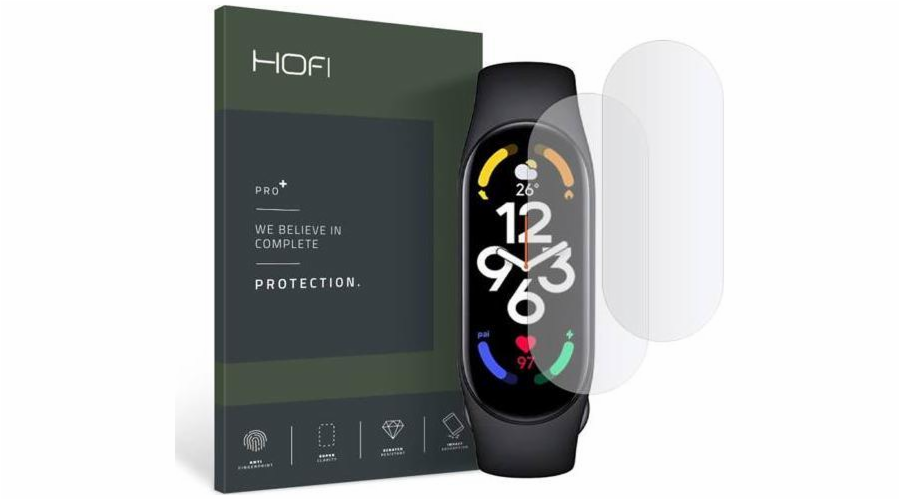 Hofi Hydrogel fólie Hofi Hydroflex Pro+ 2-Pack Xiaomi Mi Smart Band 7 Clear