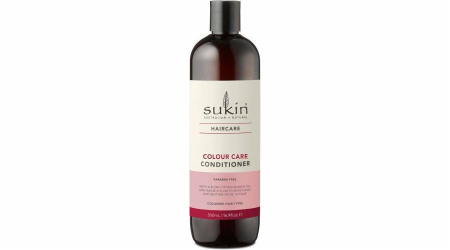 Sukin, péče o živiny v barvě pro barvené vlasy, 500 ml