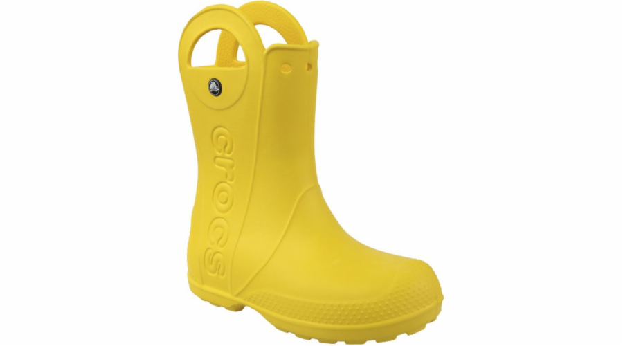 Crocs Children s Shoes Rain Boot Yellow 32-33 (12803)