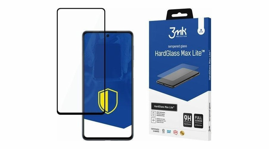 3MK PARARDGLASE Max Lite Samsung Galaxy M53 5G Černé sklo