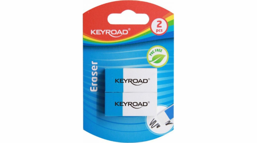 Keyroad Keyroad Multifunkční guma, 2 ks Blistr, modrá a bílá