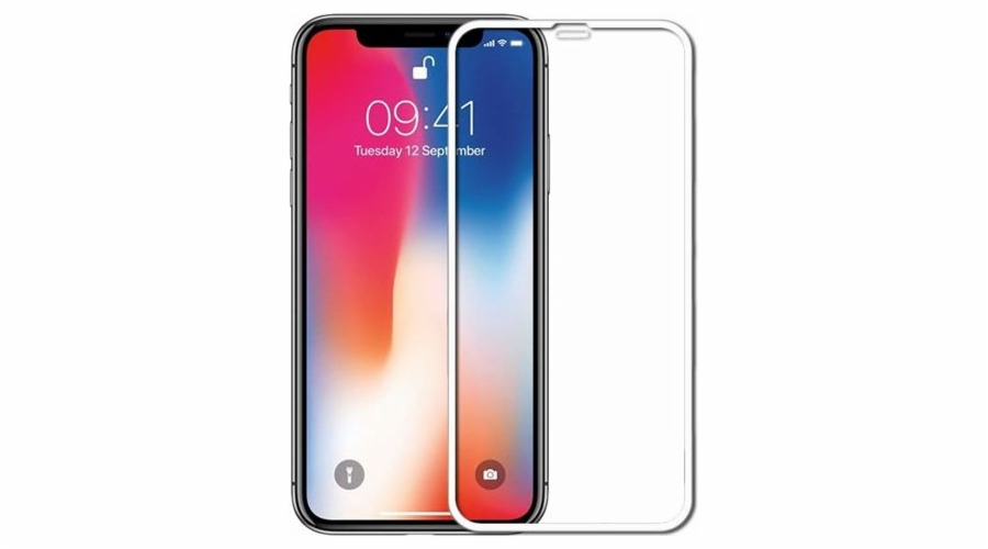 GSM City Tempered Glass 5D iPhone Xr White