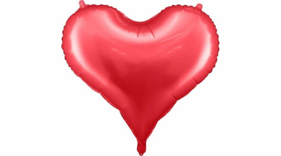 Plastová balón s srdcem ve tvaru srdce červená rohož