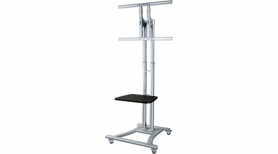 Neomounts PLASMA-M1800E / Mobile Flat Screen Floor Stand (height: 110-180 cm) / Silver