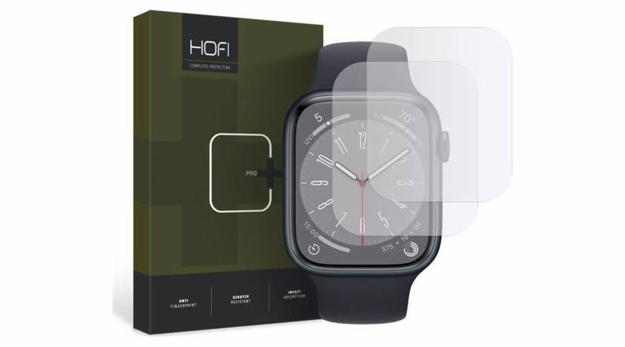 Hofi Hofi Hio Hydroflex Pro+ 2-Pack Apple Watch 4/5/6/7/8/SE (40/41 mm) Čistá hydrogelová fólie