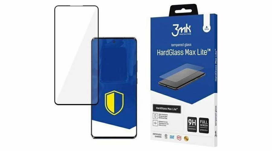 3MK Tempered Glass 3MK Hardlass Max Lite Motorola Edge 30 Fusion Black