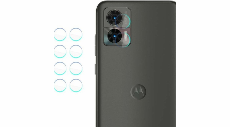 Hybridní sklo 3MK pro 3MK objektiv chrání Edge Motorola Edge 30 Ultra [4 Pack]