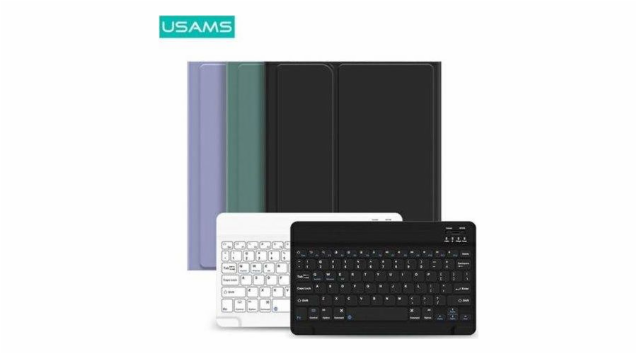 Usams USAMS pouzdro na tablet Winro pouzdro s klávesnicí iPad Pro 11 Fialové pouzdro – bílá klávesnice/fialový kryt – bílá klávesnice IP011YRXX03 (US-BH645)