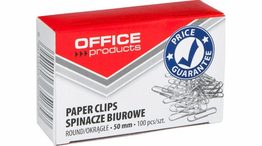 Office produkty spinters kulaté kancelářské výrobky, 50 mm, 100pcs, stříbro
