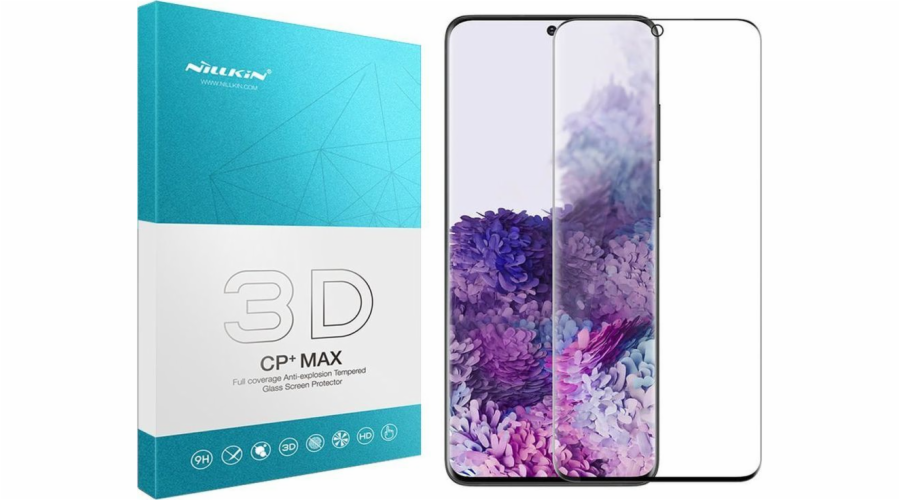 Nillkin Glass Nillkin 3D CP+ Max Galaxy S20+ - Universal Black