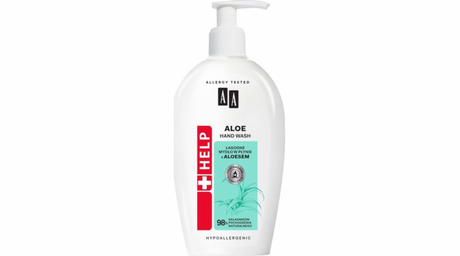 AA AA pomáhá mírným tekutým mýdlem s Aloe Vera 300 ml | Doručení zdarma od PLN 250