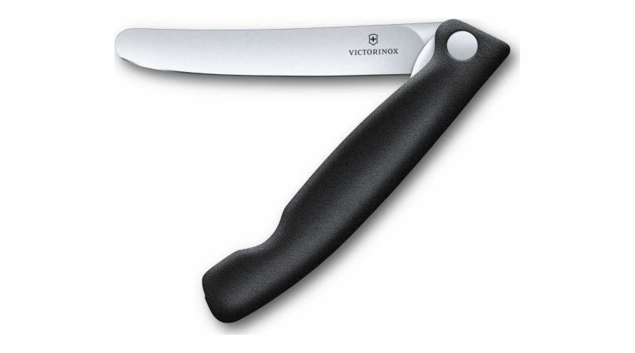 Victorinox skládací kuchyňský nůž 11 cm hladká victorinox černá čepel