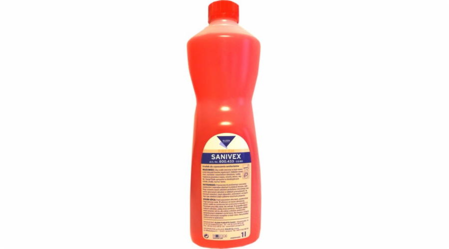 Karimex 800.433 - Sanivex - 1L, silný lék na důkladné čištění povrchů odolných vůči silným kyselinám