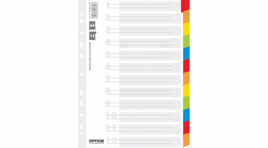 Herlitz A4 Index lepenky laminovaných 12 barev