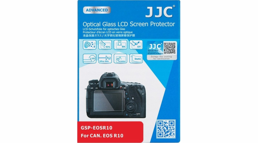 Skleněné kryt JJC pro LCD obrazovku pro Canon EOS R10 / GSP-EOSR10