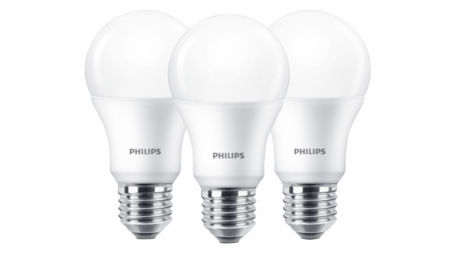 Philips LED Lamp E27 3-Pack 100W 2700K