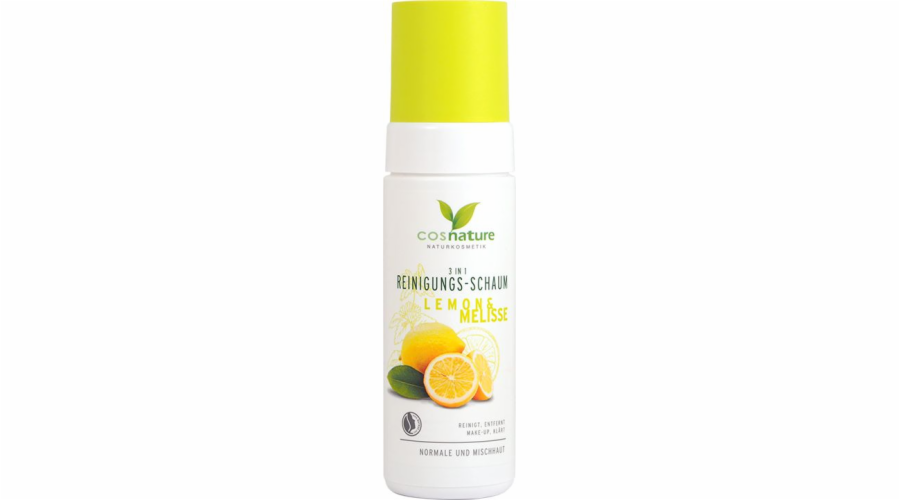 Pěna přirozené čisticí prostředky na přírodní čištění 3 v 1 s citronovým a citronovým balzámem